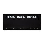 Medal Hanger - Chalkboard - 10 hooks - Train. Race. Repeat